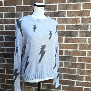 Olivaceous Textured Bolt Knit in Light Gray